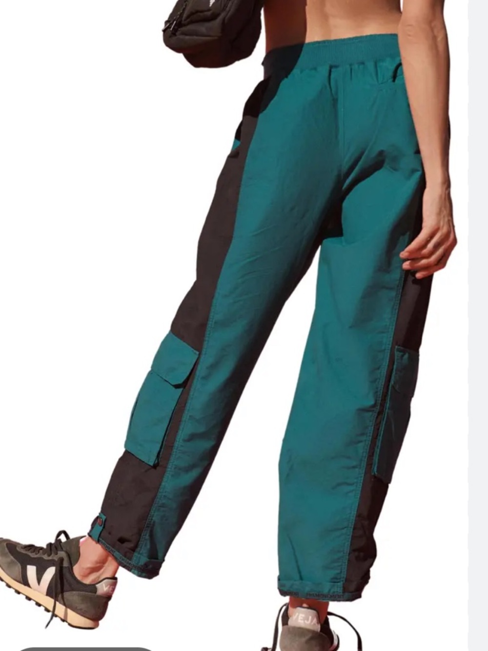 FP Movement by Free People Mesmerize Me cargo pants color block - Picture 2 of 6
